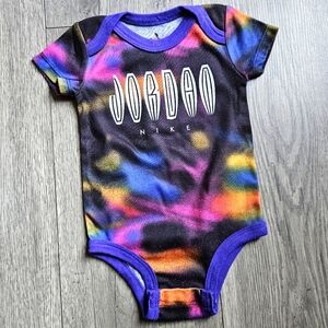 3/$6 Jordan Kids Colorful Tie-Dye Bodysuit Size 12M